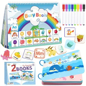 2 sets  Busy books for preschool